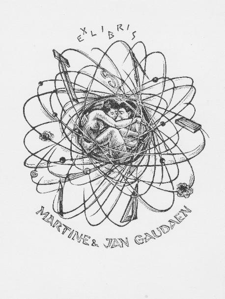 Ex libris van Gerard Gaudaen (B)