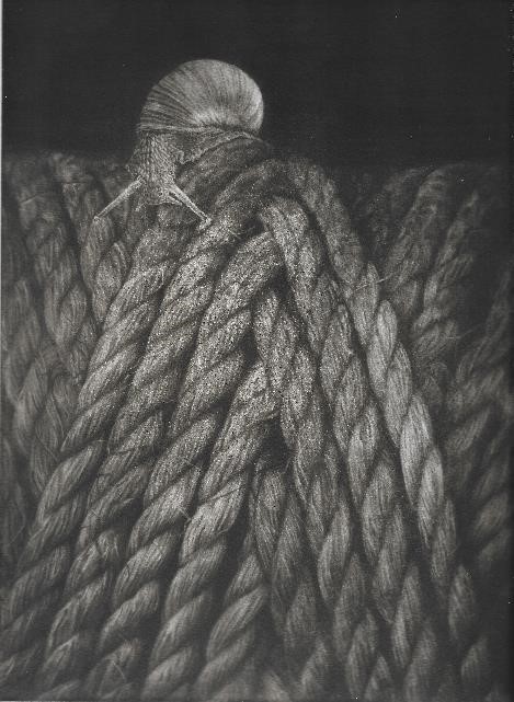 Mezzotint van Yolanda Carbajales (E) uit 2014