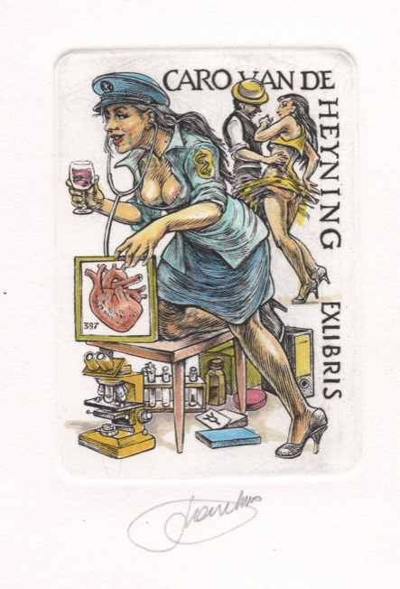 Ex-libris Caro Van de Heyning