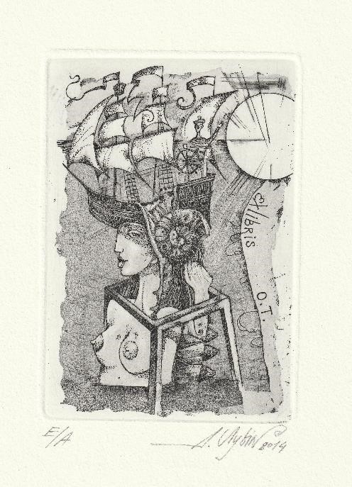 ‘Aphrodite’ – opus 24 – ets/ aquatint - 2011